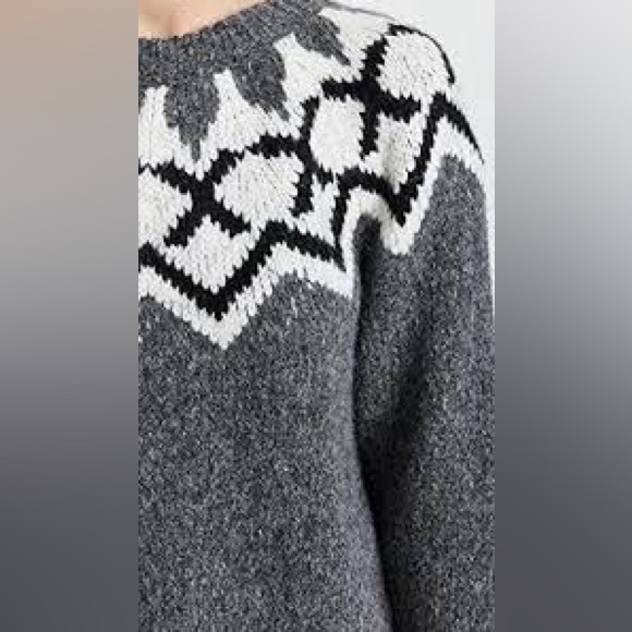 Velvet by Graham & Spencer Alexa Fair Isle Crew Neck Sweater - Picture 2 of 8